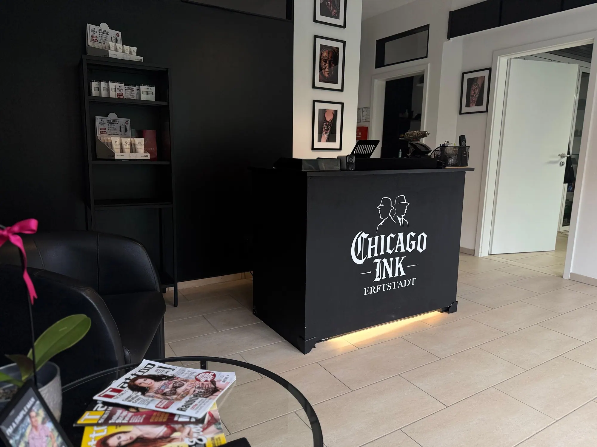 Empfang im Chicago Ink Studio Erftstadt